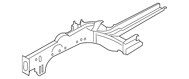 64601-4U000 Деталь LOWER RAIL, LEFT