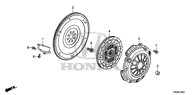 CIVIC SEDAN CLUTCH - TORQUE CONVERTER (2.4L)