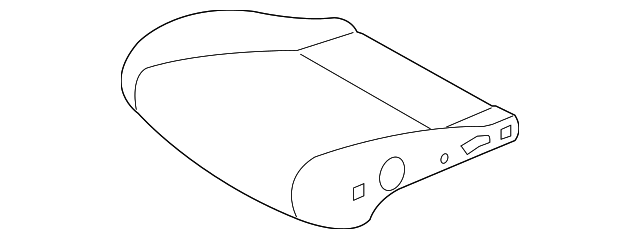 64140SG011LL Деталь CUSHION COVER, LEFT