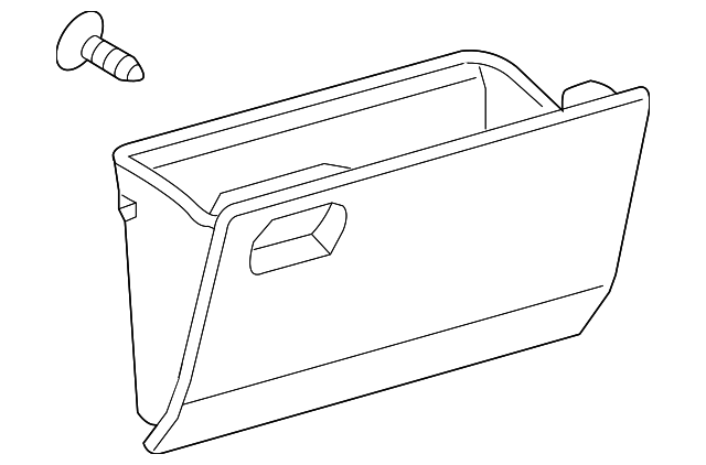 55550-52140-B0 Деталь GLOVE BOX