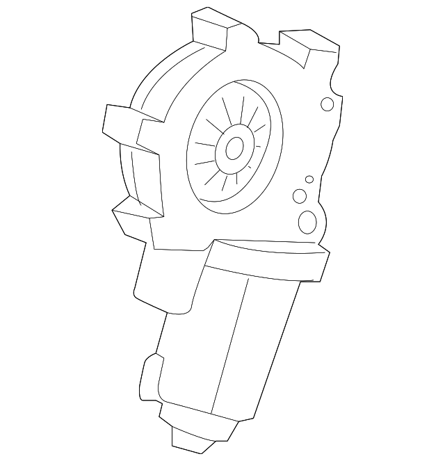 67-62-6-955-876 Деталь WINDOW MOTOR, RIGHT