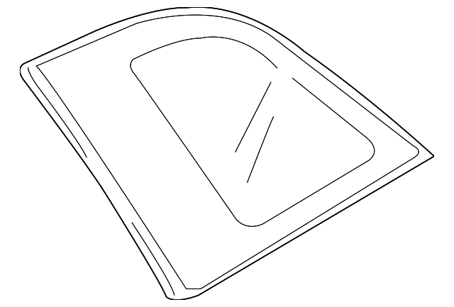 8456065J01 Деталь QTR GLASS, RIGHT