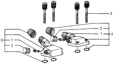 BODY / AIR CONDITIONING/A/C SUCTION VALVE - DISCHARGE VALVE for 1978 Honda ACCORD HATCHBACK #1