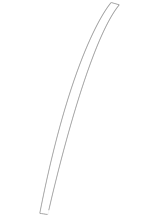 15864779 Деталь QUARTER PANEL INSULATOR, LEFT