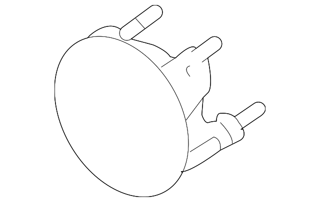 AL8Z-15200-A Деталь FOG LAMP ASSY, LEFT