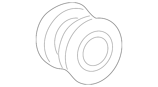124-323-54-85 Деталь STABILIZER BAR BUSHING, RIGHT