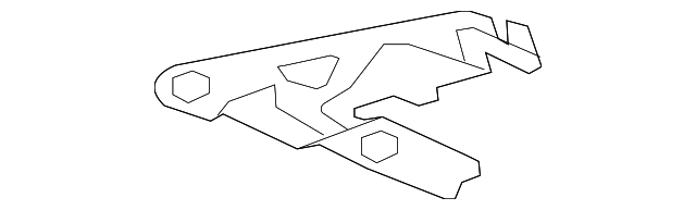 44593-50060 ABS CONTROL UNIT LOWER BRACKET