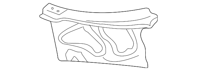 53203-53902 Деталь UPPER TIE BAR SUPPORT, LEFT