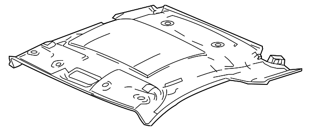83200-SZT-A11ZB Деталь LINING ASSY., ROOF *NH361L* (GRAY)