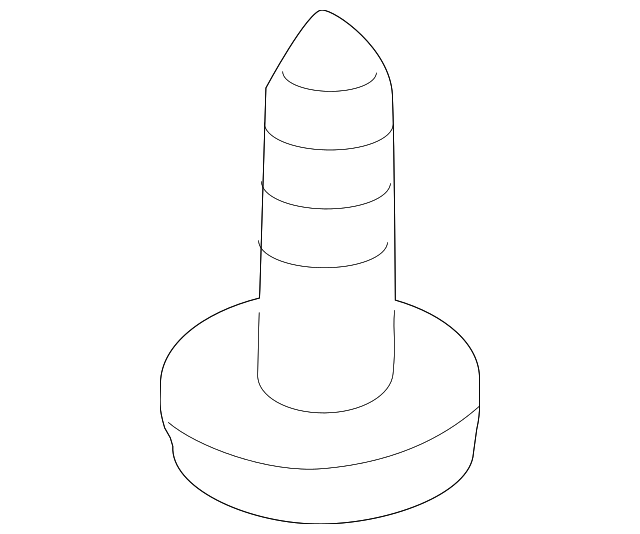 90671-S0D-003YK Деталь CLIP, ROOF (7MM) *NH643L* (LIGHT GRAY)