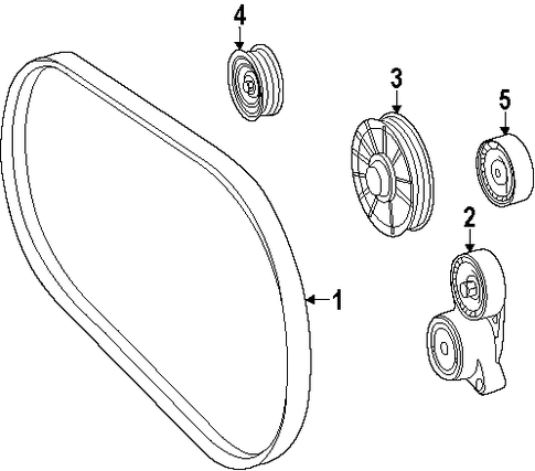 GL550 BELTS & PULLEYS