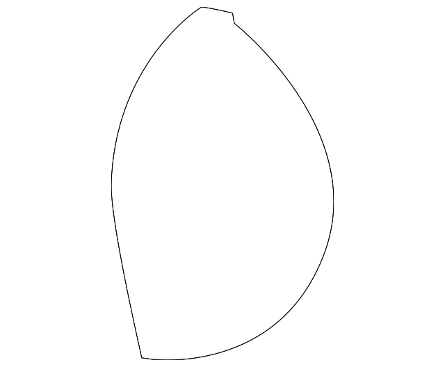 96807616 Деталь SEAT BACK PAD, RIGHT