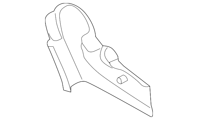 96439562 Деталь RECLINE COVER, RIGHT