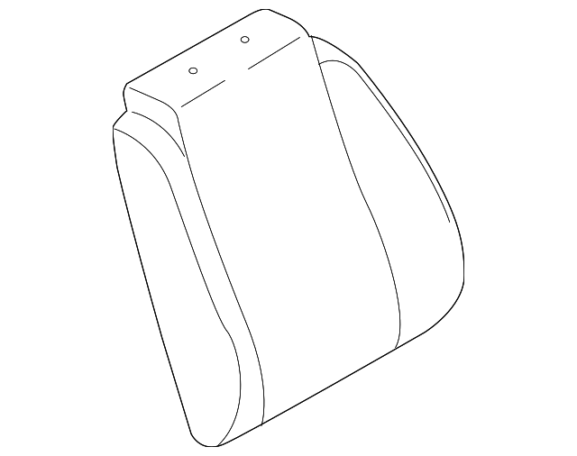 96807989 Деталь SEAT BACK COVER, RIGHT