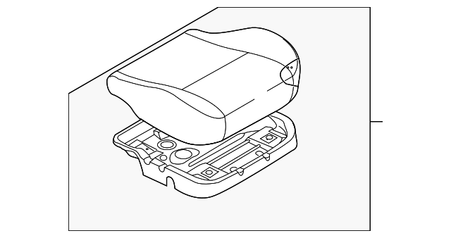 96807994 Деталь SEAT CUSHION, RIGHT