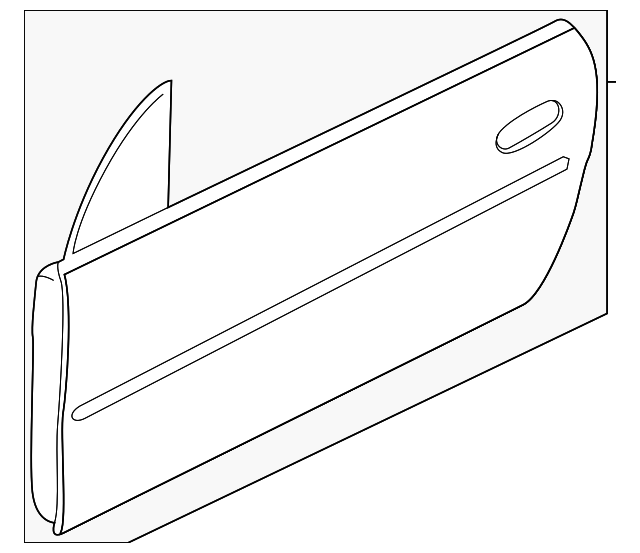 5067245AF Деталь DOOR SHELL, LEFT