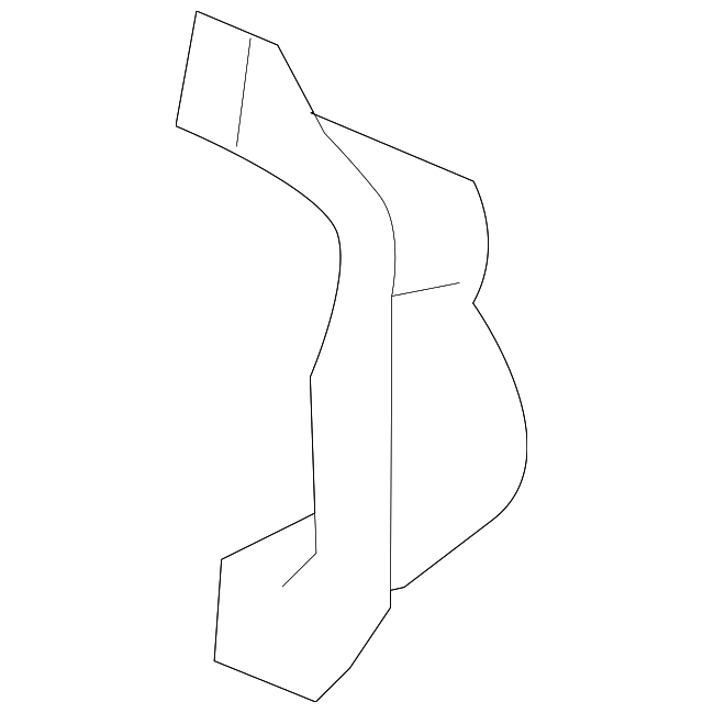 58321-48010 Деталь REAR BODY PANEL PLATE, RIGHT