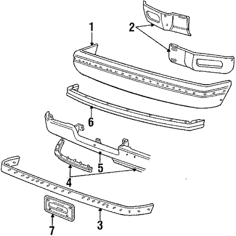 Bronco BUMPER & COMPONENTS - FRONT