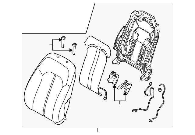 88300-C2020-SMH Деталь SEAT BACK ASSY