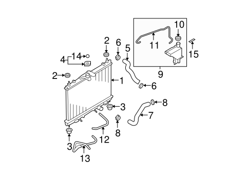 Versa RADIATOR & COMPONENTS