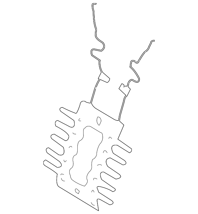 8E0-881-891 Деталь LUMBAR SUPPORT, RIGHT