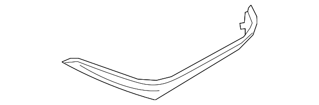 222-730-15-22 Деталь LOWER MOLDING, LEFT