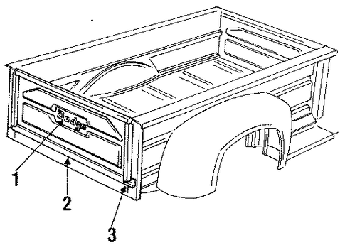 D100 TAIL GATE
