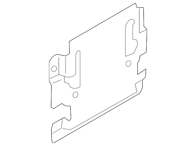 FM5Z-10C674-C BATTERY LOWER BRACKET, LEFT