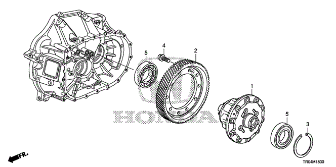 CIVIC SEDAN MT DIFFERENTIAL (2.4L)
