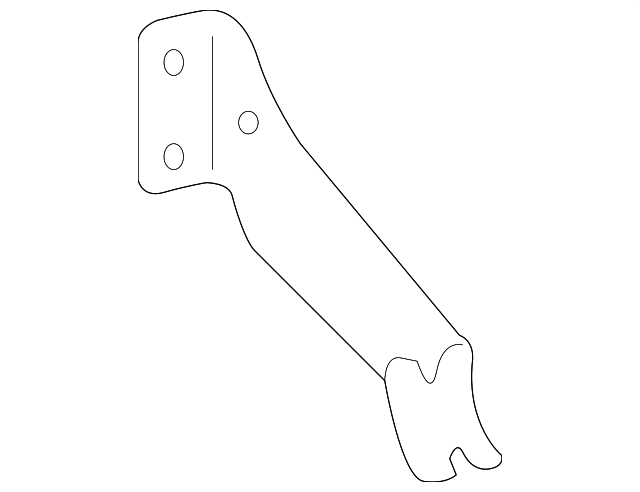 15746718 Деталь STEP BOARD CENTER BRACKET, LEFT