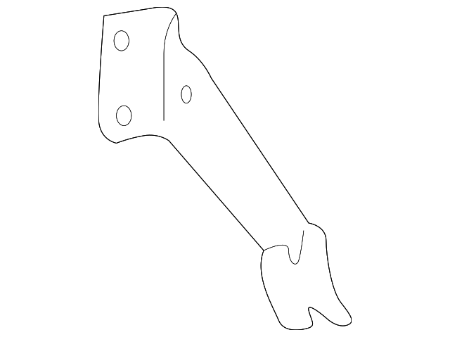 15746717 Деталь STEP BOARD FRONT BRACKET, LEFT
