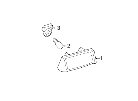 Camry LICENSE LAMPS