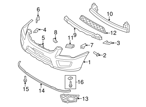 Sportage BUMPER & COMPONENTS - FRONT