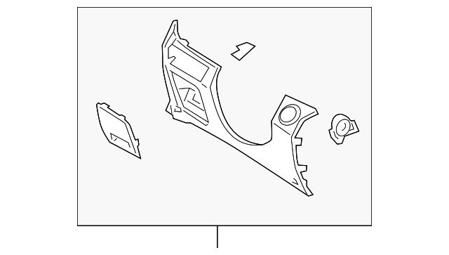 84750-2T20087 Деталь LOWER TRIM PANEL