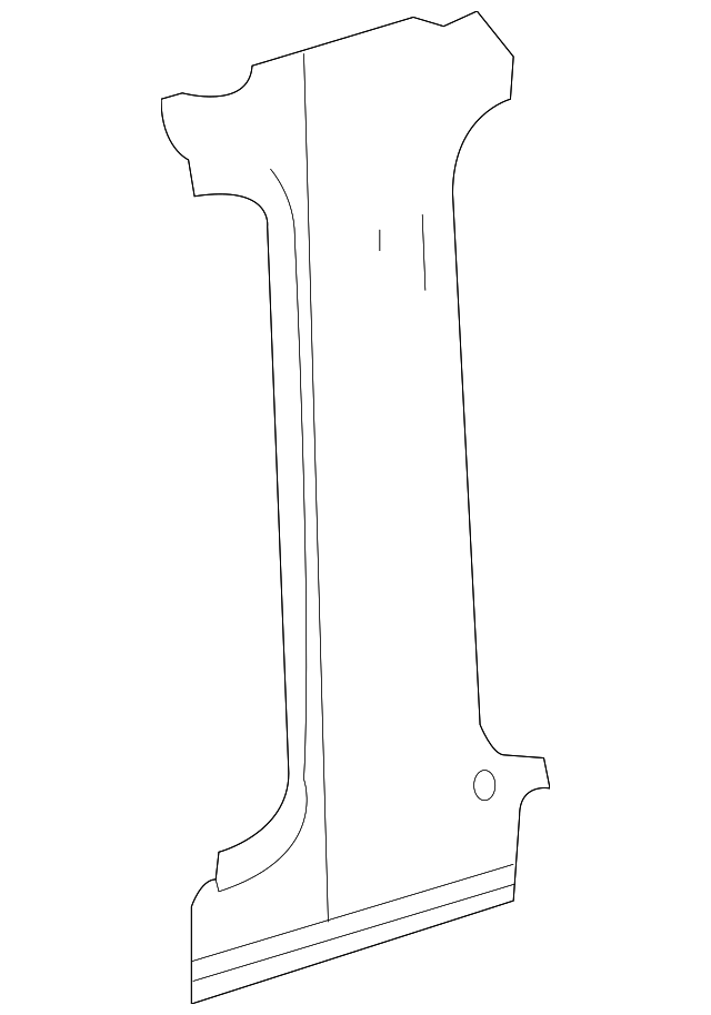 1HC84NCVAA Деталь FRONT TRIM, LEFT