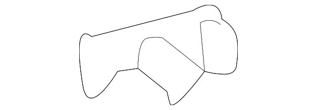 73371-AE010-B0 Деталь BELT & RETRACTOR HANGER, LEFT