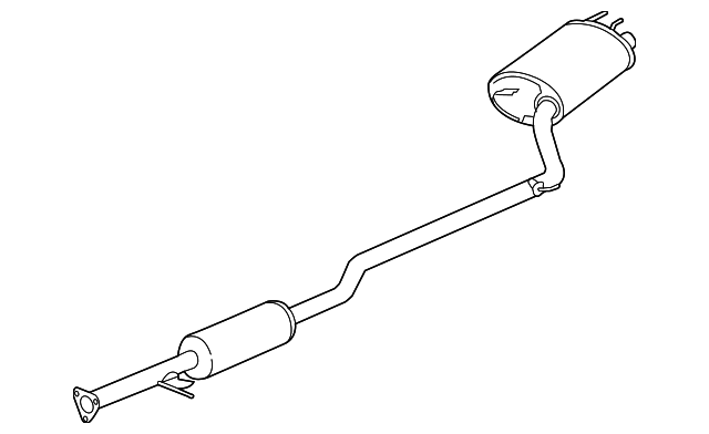 18307-T2F-A01 Деталь MUFFLER, EX.