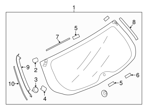 Outback GLASS - LIFT GATE