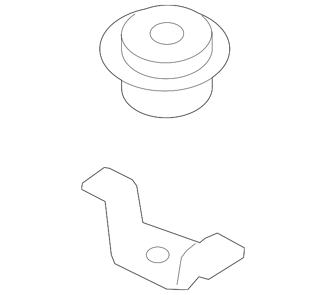 25333-C1100 RADIATOR ASSY UPPER BRACKET, LEFT