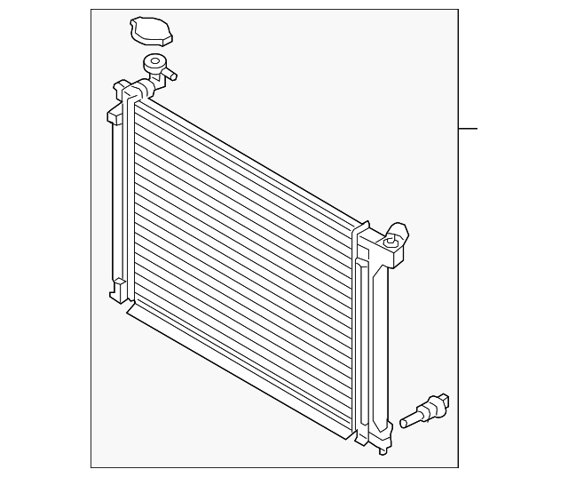 25310-C2100 RADIATOR ASSY