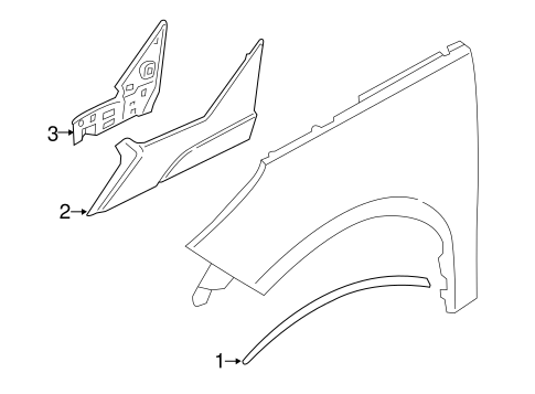 i3 EXTERIOR TRIM - FENDER