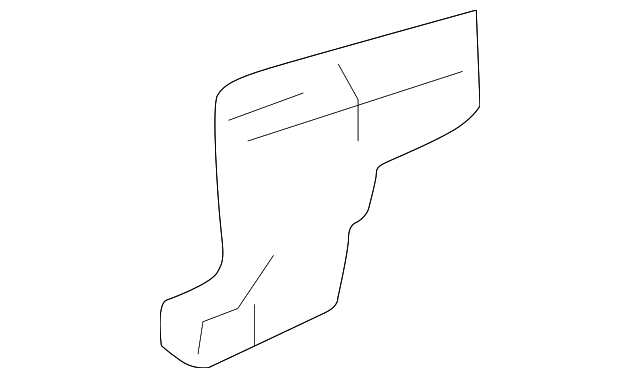 4D0-867-370-A Деталь CORNER PAD, RIGHT