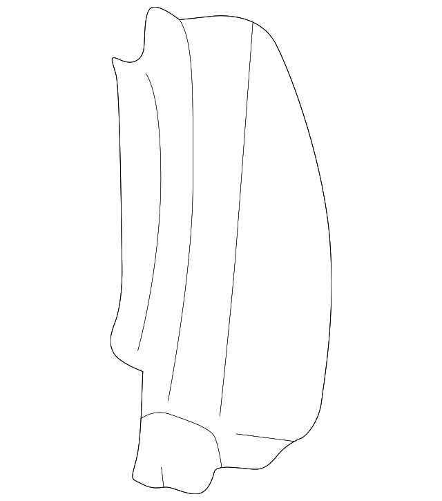 4D0-867-725-01C Деталь CORNER SUPPORT, LEFT