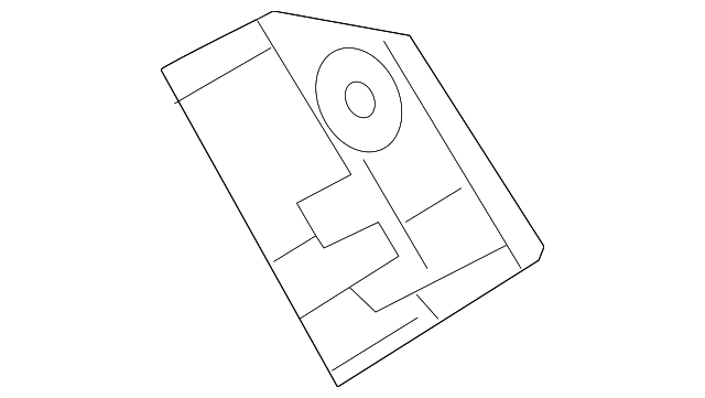 68247067AA Деталь GLOVE BOX BRACKET, LEFT