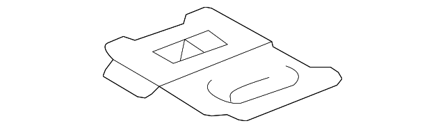 57806-34010 Деталь REAR CROSSMEMBER REINF PLATE, LEFT