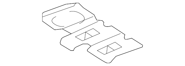 57805-34010 Деталь REAR CROSSMEMBER REINF PLATE, RIGHT