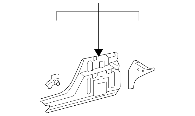 57404-0C010 Деталь SIDE REINF, LEFT