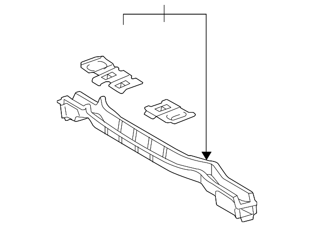 57605-0C050 Деталь REAR CROSSMEMBER