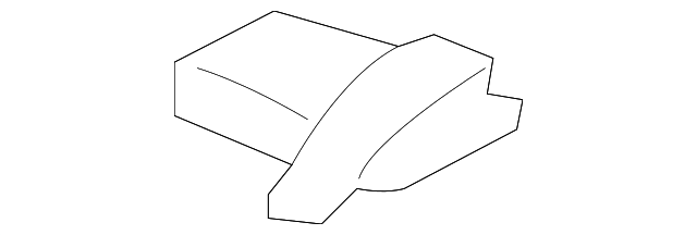 87229-38000 Деталь ROOF MOLDING END PIECE, RIGHT