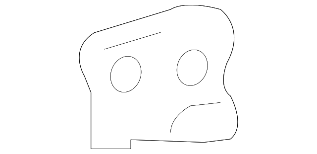 82853-3D000 Деталь DRIP MOLDING RETAINER, RIGHT